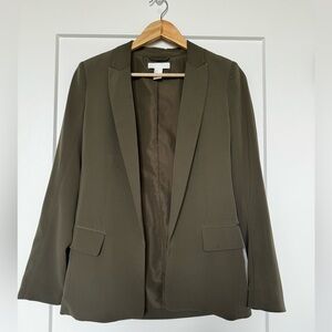 H&M Olive Green Blazer Spring Size 0